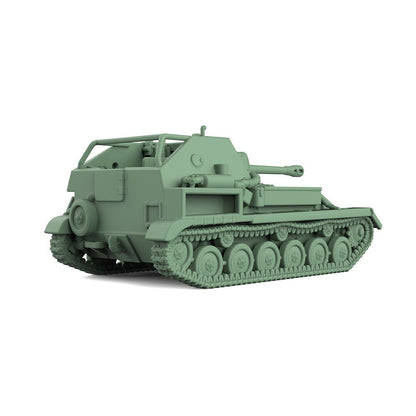 SS200611 1/200 Military Model Kit Soviet SU-76M 76mm ZiS-3 Tank Destroyer