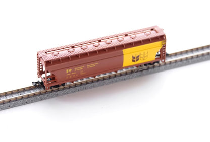 N-Scale Train Model 1/160 Cpwx Freight Funnel Car Model