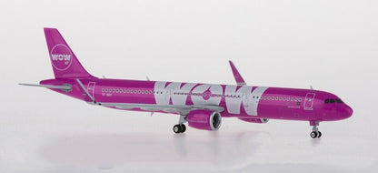 1:400 Phoenix WOW air AIRBUS A321neo Passenger Airplane Diecast Aircraft Model