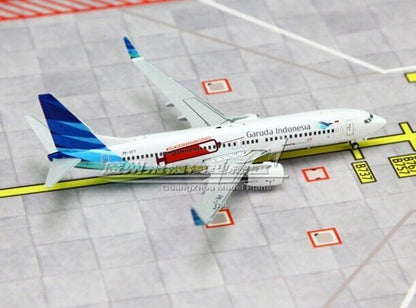 1:400 JC Wings Garuda Indonesia BOEING 737-800 Passenger Airplane Diecast Model