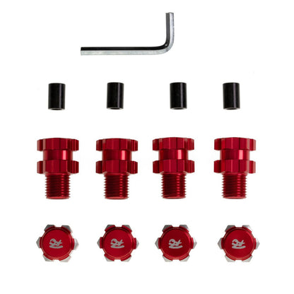 Red 1/10 RC Car 17mm Wheel Hex Hub Extension Connecter For Traxxas Maxx