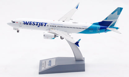 1:200 InFlight WESTJET BOEING 737-8 MAX Passenger Plane Diecast Aircraft Model