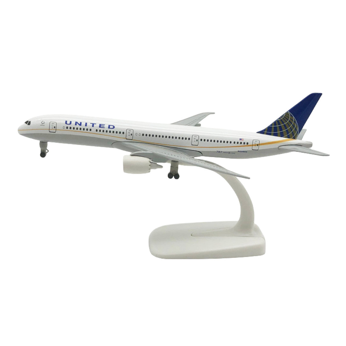UNITED AIRLINES B787 Plane Display 20cm Diecast Alloy Model Airplane Decor Gift