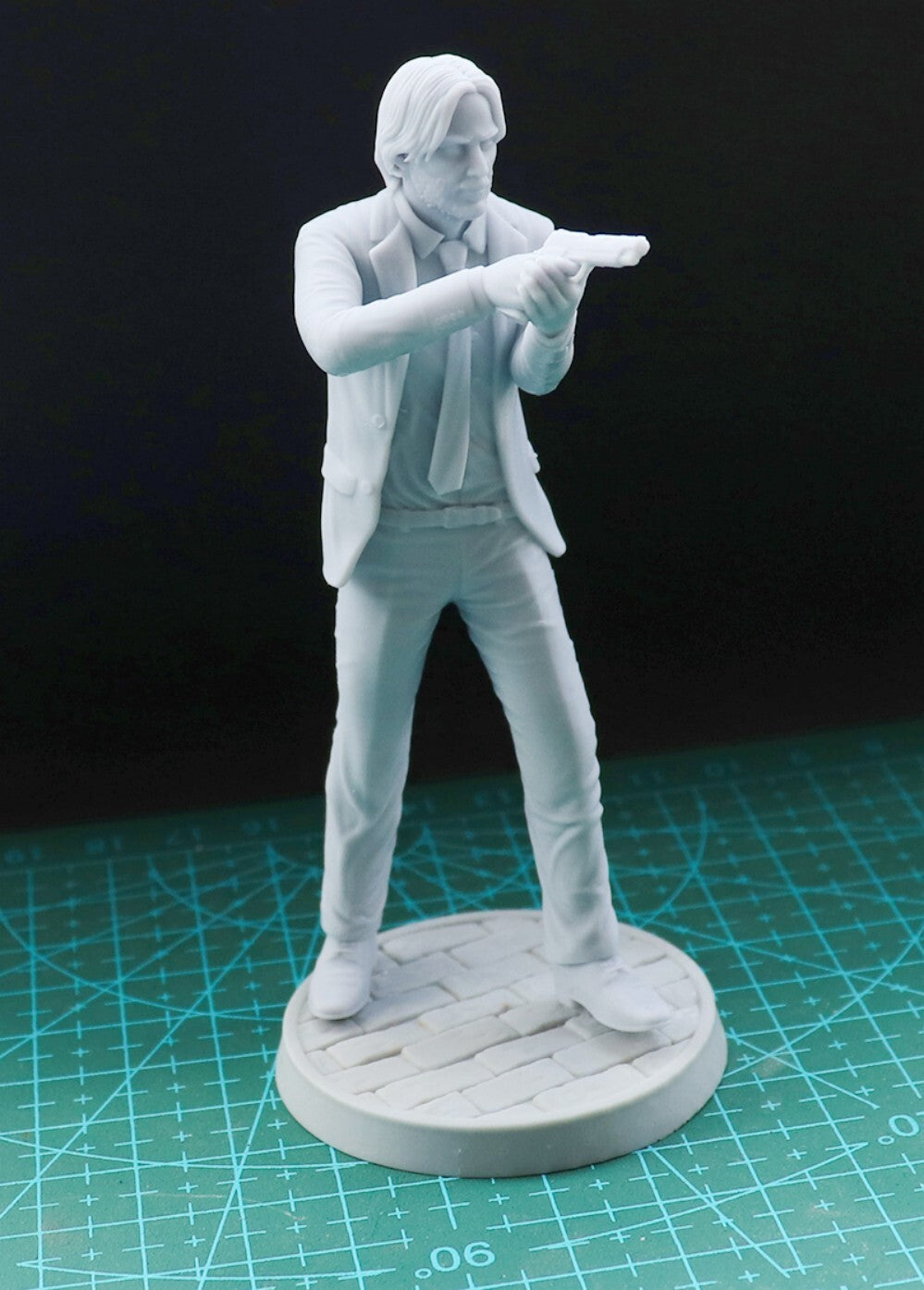 1/24 resin figures model Quickly pursue male agents Unassembled unpainted