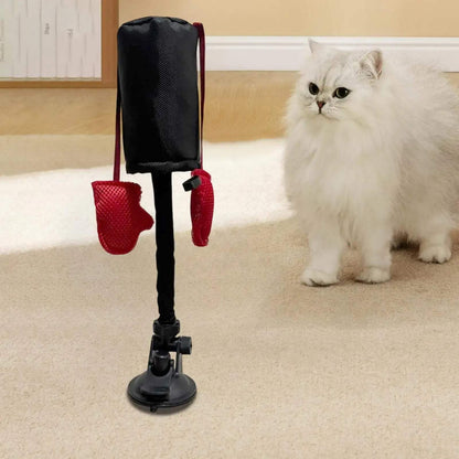Interactive Cat Punching Bag Toy with Suction Cup