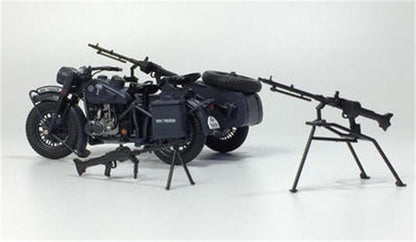 atlas R75 for BMW Motorcycle Grey with gun 1/24 FINISHED MODEL Motorcycle