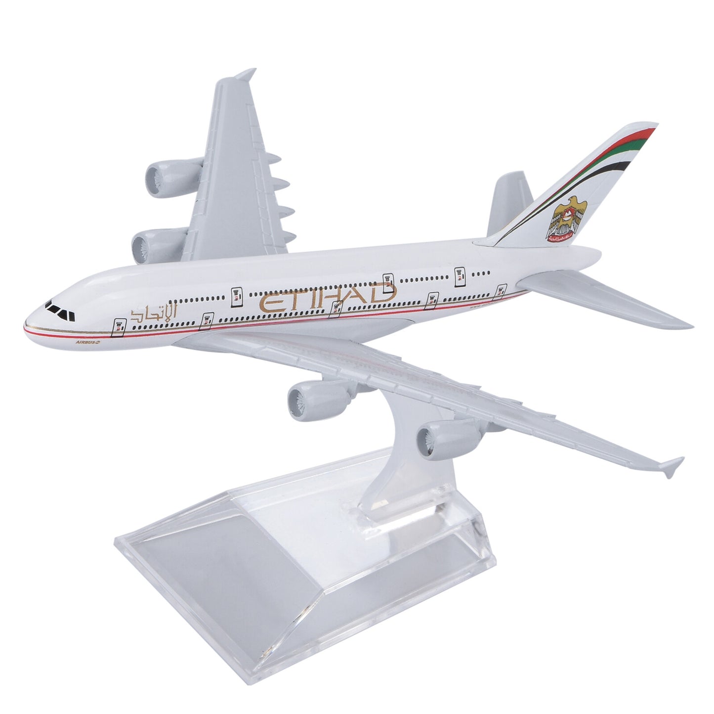 1:400 16cm A380 Etihad Airways Airplane Model Plane Alloy Aircraft Ornaments