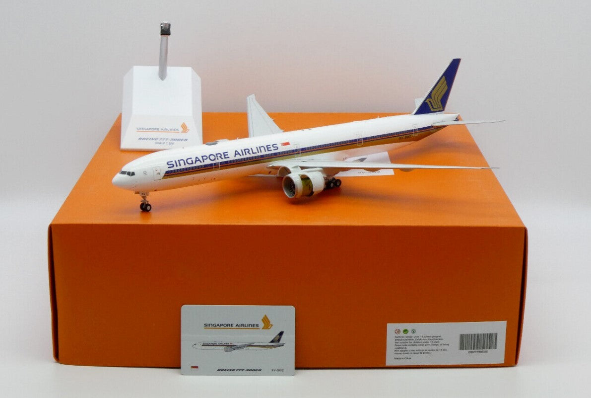 1:200 JC Wings Singapore Airlines BOEING B777-300ER Plane Diecast Aircraft Model