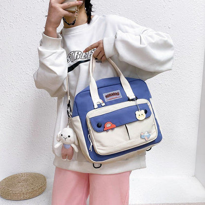 Backpack Student College Schoolbag Book Backpack Fashion Shoulder Bag 28*31*10CM