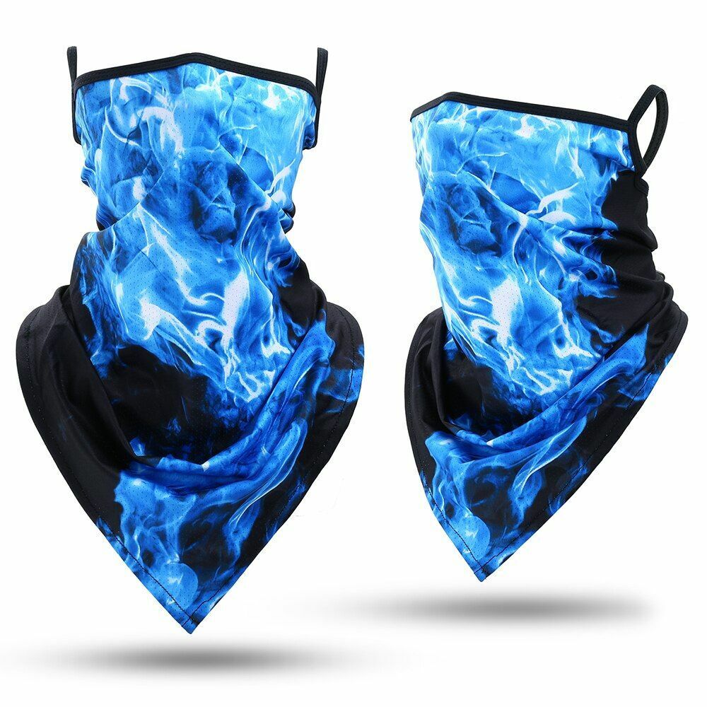 Printed Bandana Cycling Ear Face Mask Neck Gaiter Hunting Running Scarf 26*42 CM