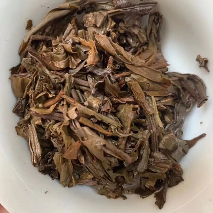 Spring Mountain Smoke and Rain Aged Ancient Tree Raw Tea Old Tea Cake