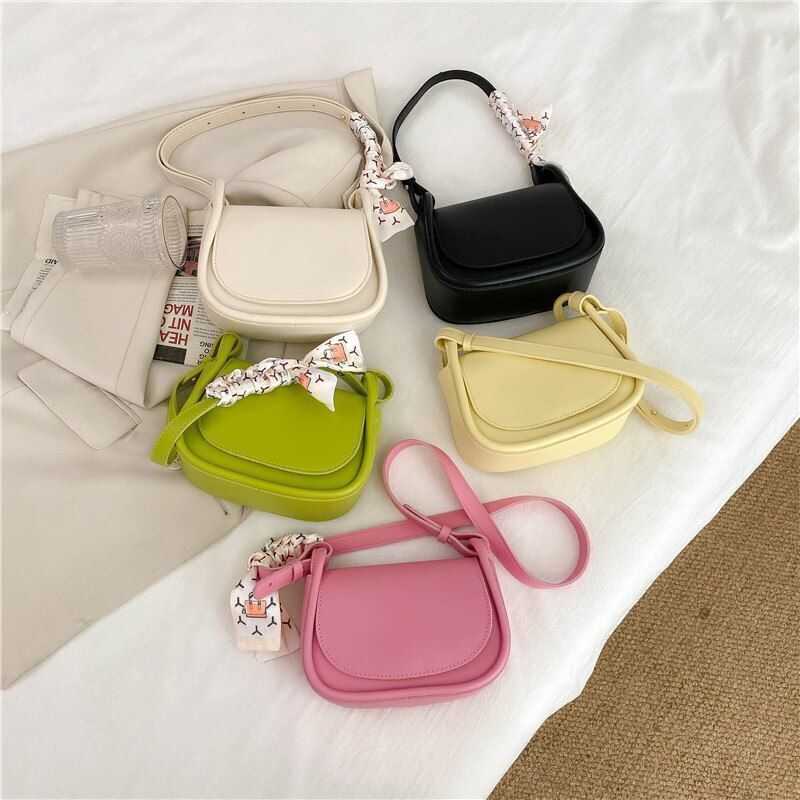 Synthetic Leather Handbag Crossbody Shoulder Bag 20*9.5*16CM Handle 70 - 125 CM