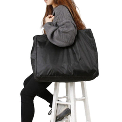 Large Luggage Bag Reusable Oxford Cloth Storage Bag Zipped Strong Shopping Bags