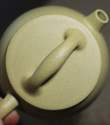 Creative Tea Pot Full Handmade Pot With Feet Real Yixing Zisha Green Clay Pot