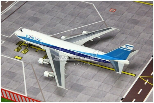 1:400 Phoenix El Al BOEING 747-200 Passenger Airplane Diecast Aircraft Model