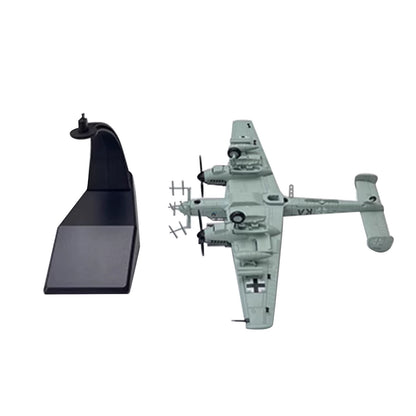 1/100 Scale Diecast Alloy WWII German Messerschmitt BF110 Fighter Model Toy Gift