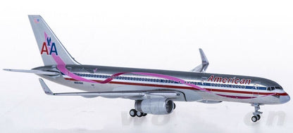 1:400 JC Wings American BOEING 757-200 Passenger Airplane Diecast Aircraft Model