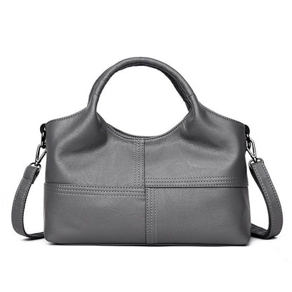 Soft Genuine Leather Handbag Small Casual Messenger Shoulder Bag Crossbody Purse