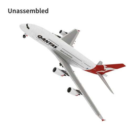 1/300 A380 Qantas Airways Civil Airliner Paper Model Unassembled Aircraft DIY e