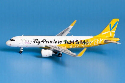 1:400 Phoenix Peach Aviation AIRBUS A320 Passenger Airplane Diecast Plane Model