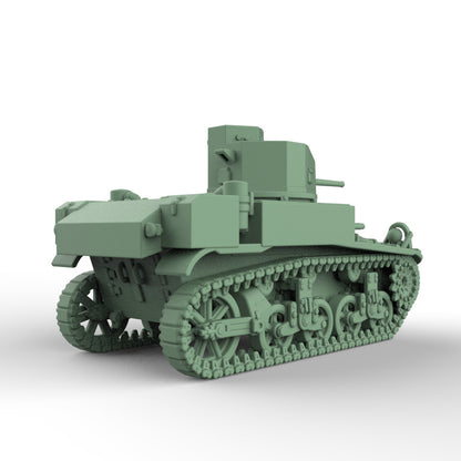SSMODEL SS200504 1/200 Military Model Kit US M2A4 Light Tank