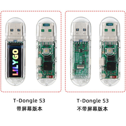 LILYGO T-Dongle-S3 ESP32-S3 0.96" LCD WiFi Bluetooth TF Card Development Board