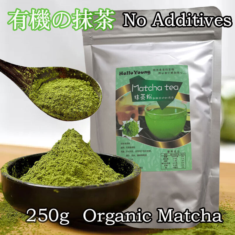 50-500g Organic Matcha Green Tea Powder Unsweetened 100% Natural Latte & Tea