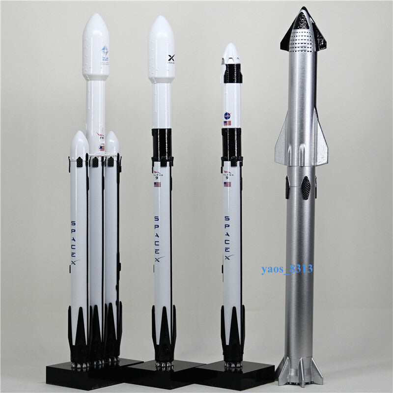 SpaceX Spacecraft Series Model 1/233 StarLinK F9 DF9 FH Starship 1/55 Dragon