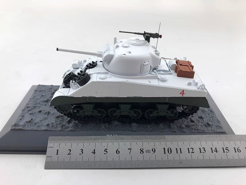 1/43 Alloy Finished M4 Sherman 701st Tank Battalion Sherman Tank Model Ornament
