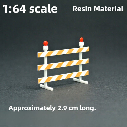 1/64 Road Work Construction Warning Sign Model Parking Scene Props Model