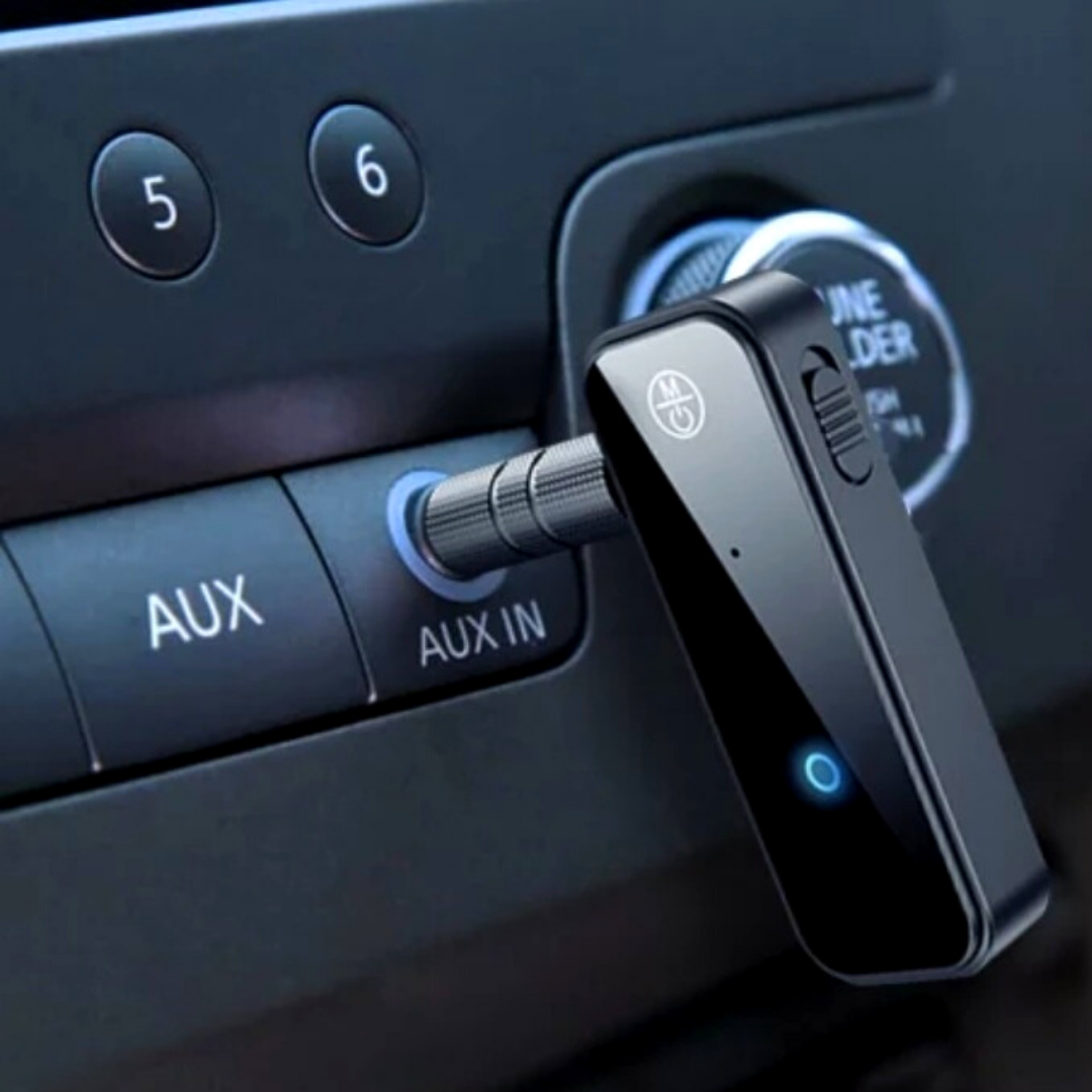 Receptor de audio inalámbrico auxiliar para coche Bluetooth adaptador transmisor