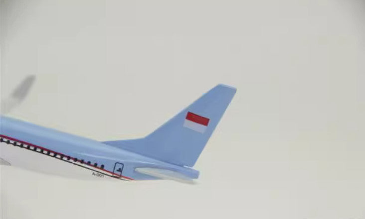 16cm REPUBLIK INDONESIA BOEING 737 Passenger Plane Diecast Aircraft Metal Model