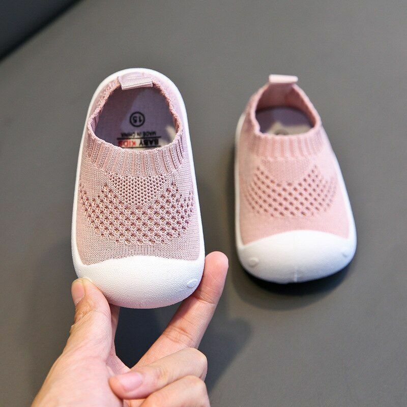 First Walkers Shoes Kid Baby Breathable Infant Toddler Girl Boy Casual Mesh Soft