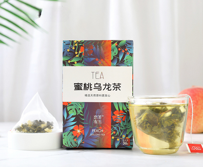 36g Honey Peach Flower Fruit Tea Triangle Bag Cold Soaked Tea White Peach Oolong