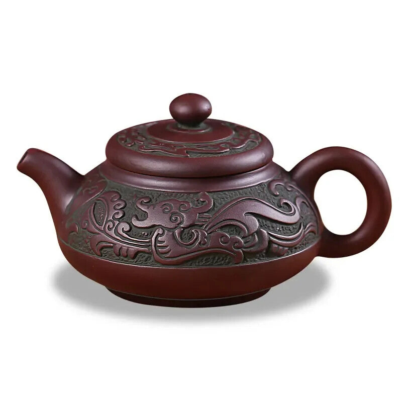 Yixing Zisha Handmade Tea Pot Retro Kung Fu Tea Pot Home Use Originality
