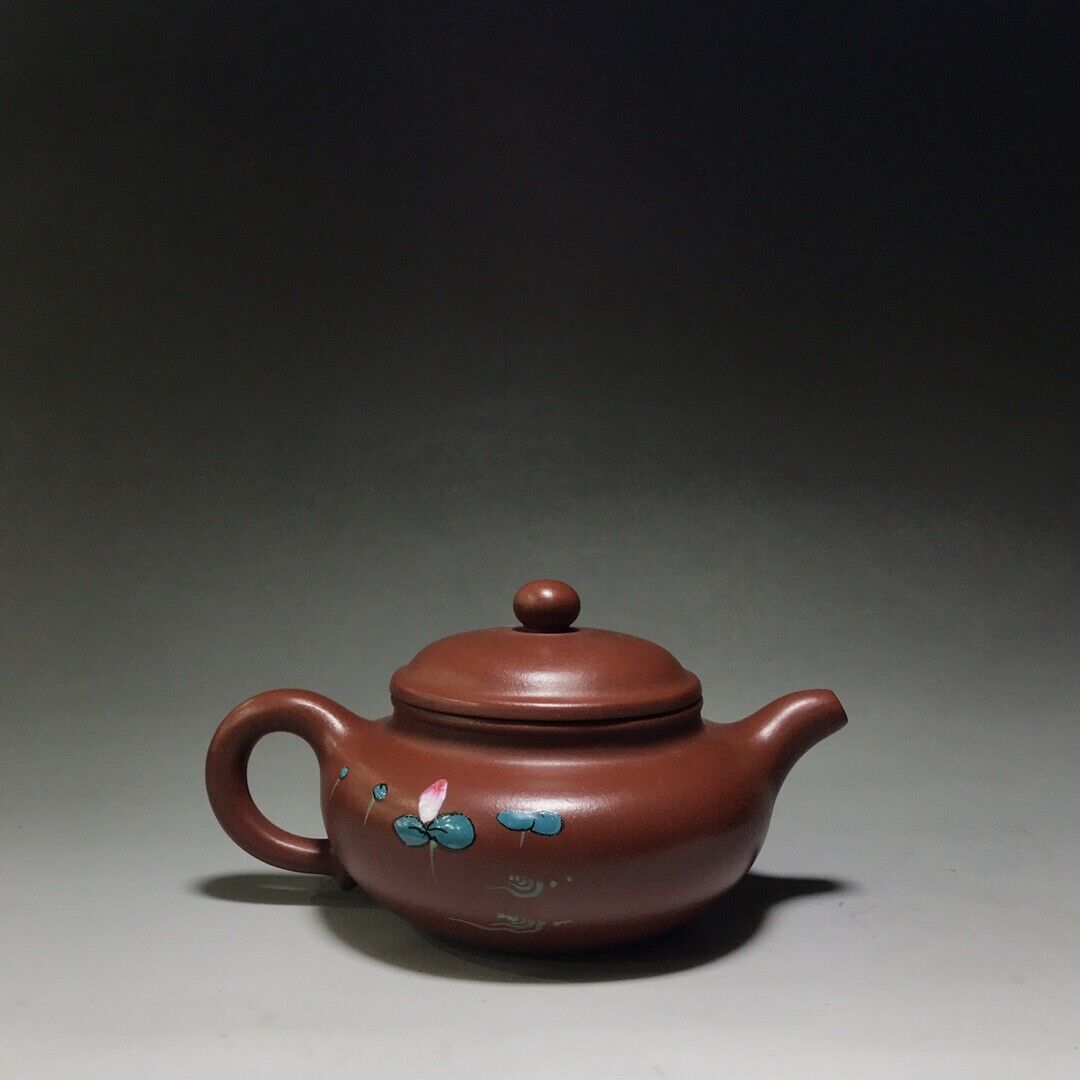 Chinese Yixing Zisha Clay Handmade Exquisite Teapot （仿古壶 底款：王国望）