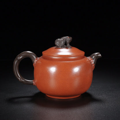 Chinese Yixing Zisha Clay Handmade Exquisite Teapot（纳财 底款：蒋蓉）