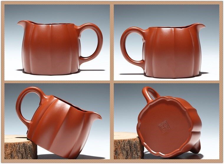 Handmade Yixing Red Clay Zisha Cha Hai Gongfu Tea Serving Pitcher Fair Cup Tea