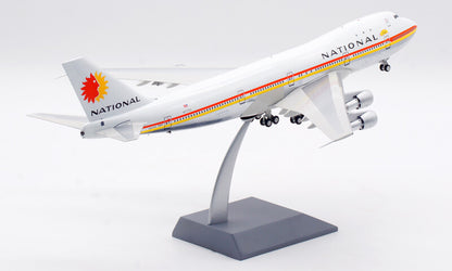 1:200 35CM InFlight NATIONAL BOEING 747-100 Passenger Airplane Diecast Model