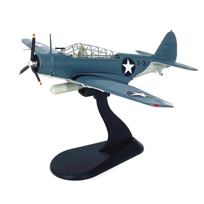 1/72 Scale Diecast Alloy WWII US Navy TBD Devastator Bomber Finished Model