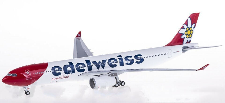 1:200 32CM Phoenix Edelweiss AIRBUS A330-300 Airplane Diecast Model