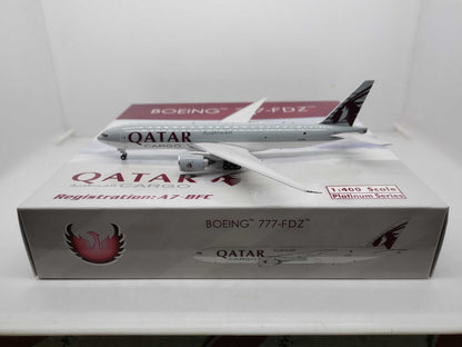 1:400 Phoenix QATAR CARGO BOEING 777-200F Airplane Diecast Aicraft Plane Model