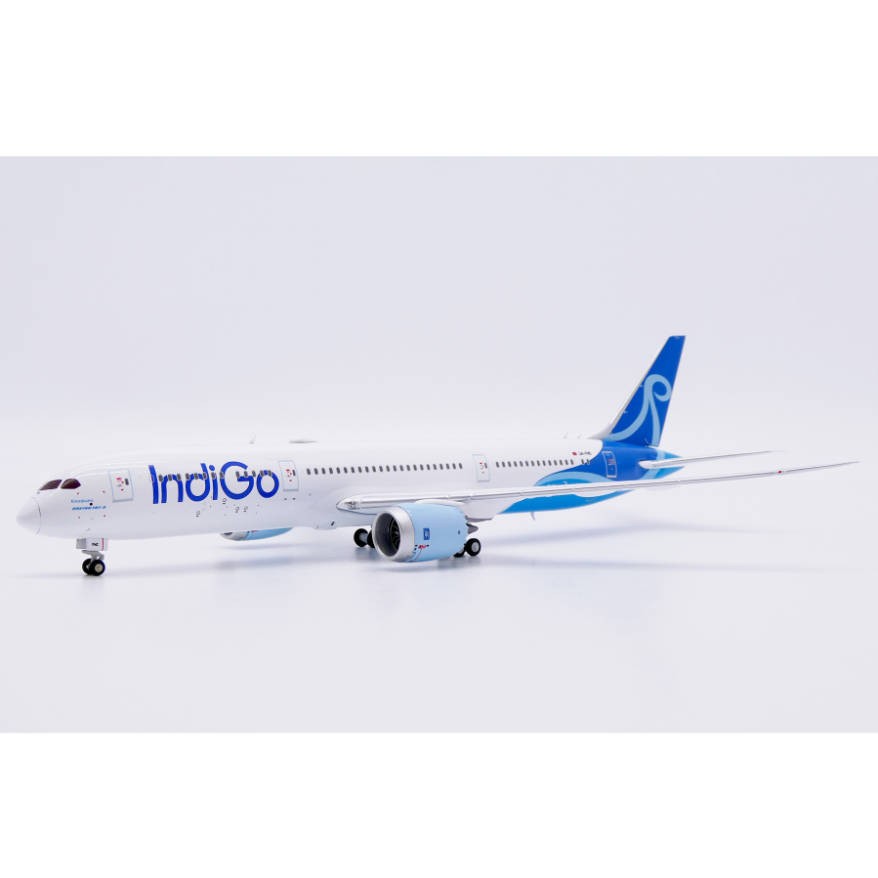 1:400 JC Wings Indigo Boeing 787-9 Dreamliner Airplane Diecast Aircraft Model