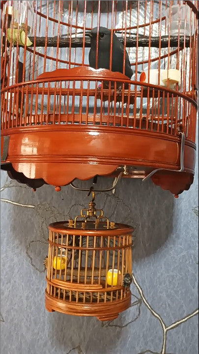 Chinese Hua Li Wood Pet Cage Small Animal Insect Beautiful Handcraft Home Decor