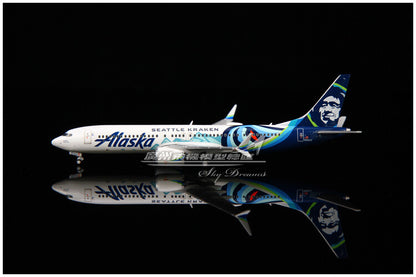 1:400 GeminiJets Alaska BOEING B737 MAX 9 Airplane Diecast Plane Aircraft Model