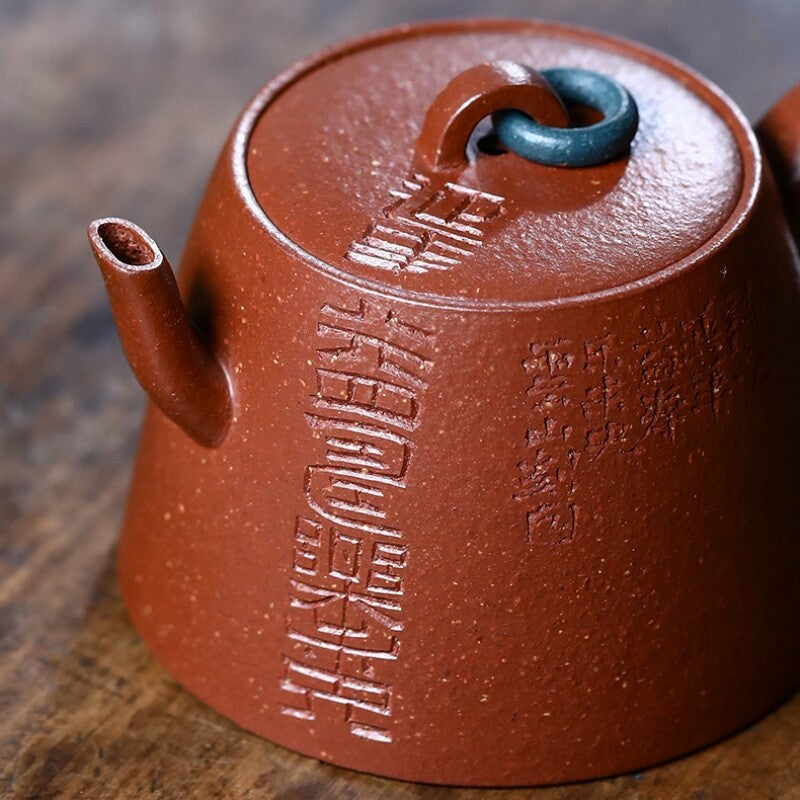 120ml Full Handmade Tea Pot Ball Shaped Infuser Holes Jingpo Clay Zisha Pot New