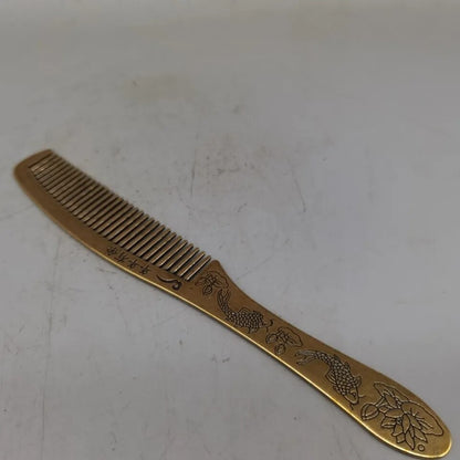 1pc Handmade Copper Comb Health Care Hair Comb