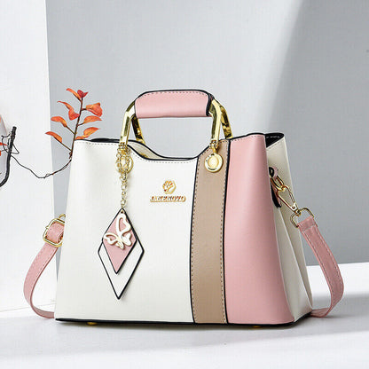 Women Lady Crossbody PU Leather Messenger Bag Shoulder Handbag Purse Tote Bag
