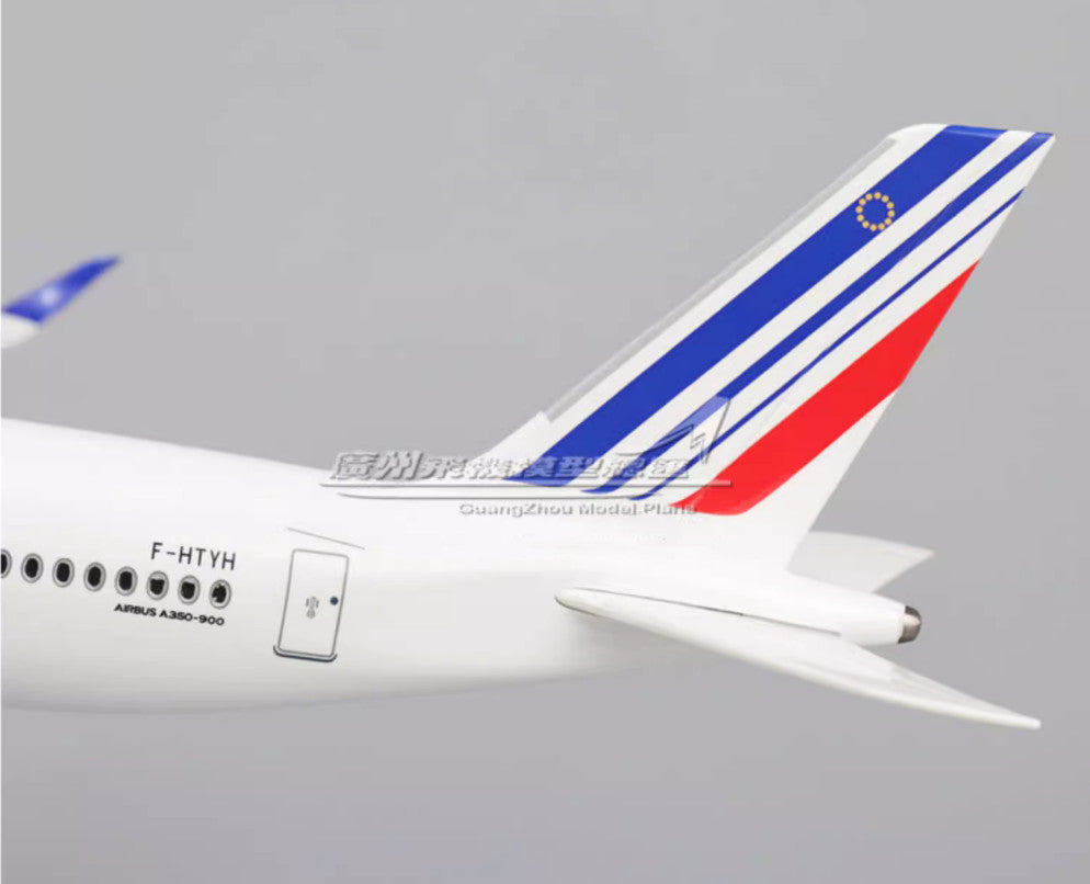 47CM 1:140 AIR FRANCE AIRBUS A350 Airplane Landing Gear Resin Aircraft Model