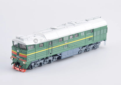 1:87 2TE116 Heavy Freight Train Diesel Locomotive ABS Plastic Freight Car Model